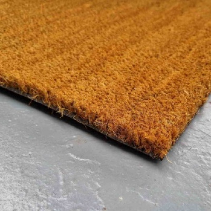 Coir Entrance Matting Natural 17mm Thick